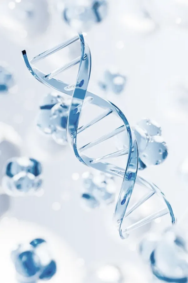 3D illustration of a youthful DNA spiral. Get Anti-Aging treatment from ProCare Wellness Institute in Virginia Beach.